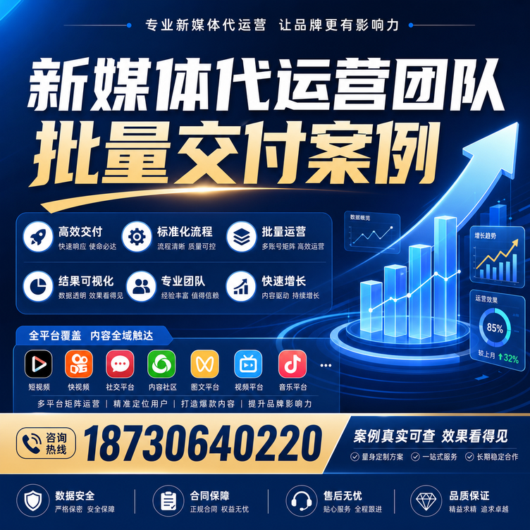 武汉代运营公司多客户账号批量高效交付案例