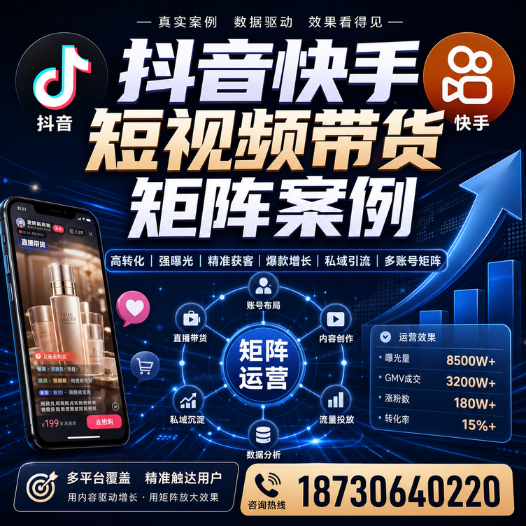 武汉短视频带货团队多平台矩阵自动分发案例